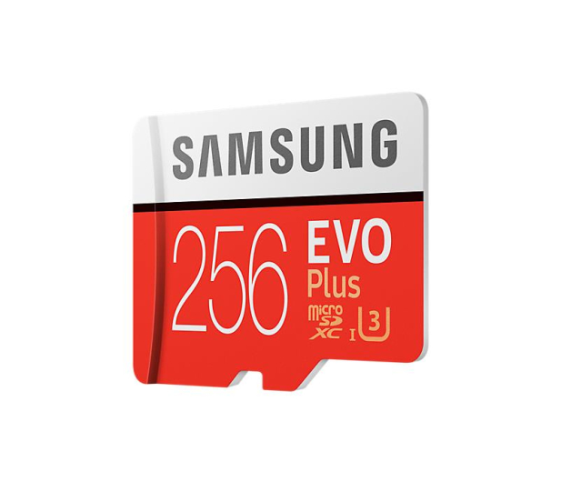 SAMSUNG EVO+ microSD 256GB 100MB/s + SD MB-MC256GA/EU - 360786 - zdjęcie 4